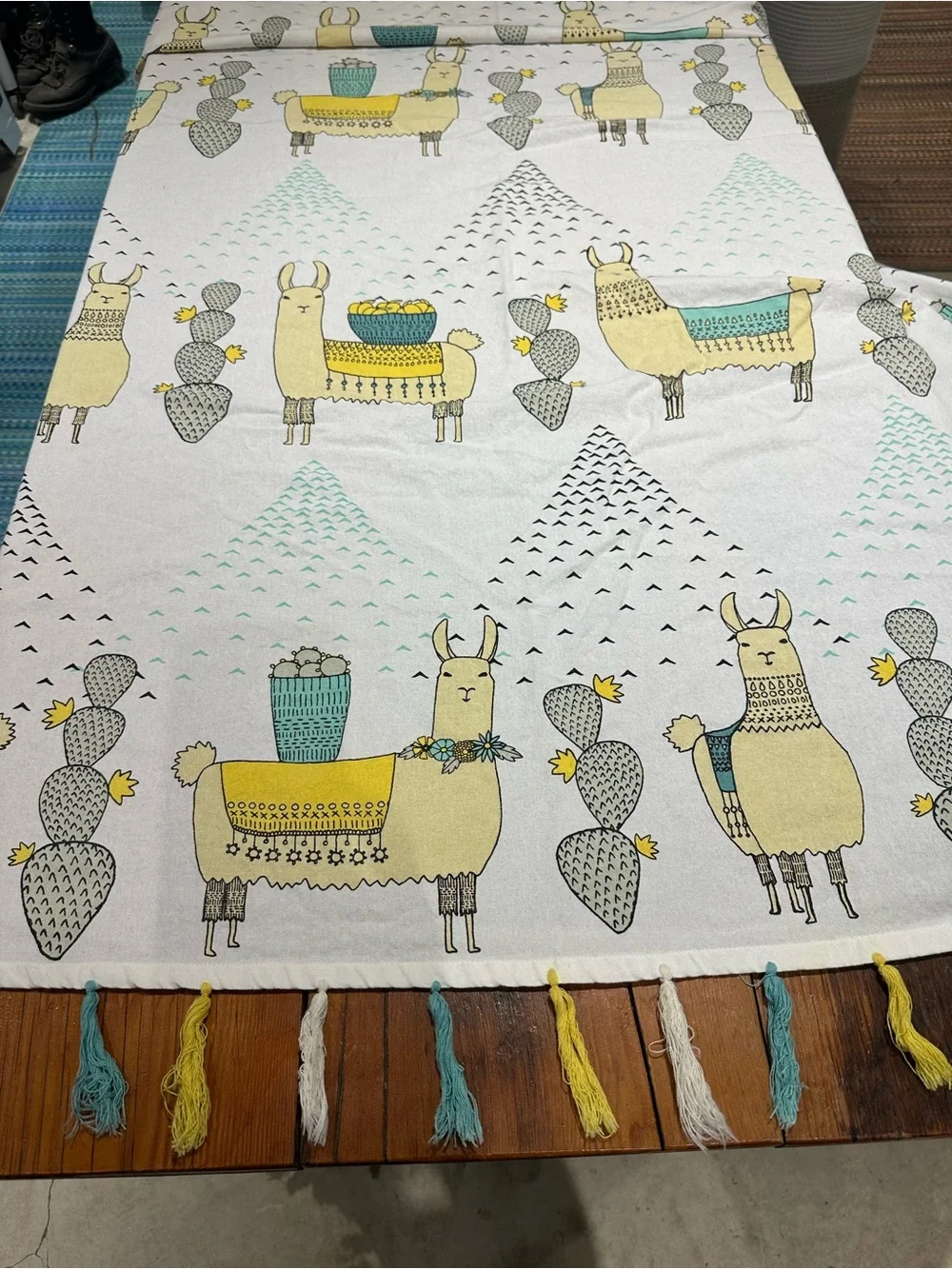 Danica Studio Llamarama Shower Curtain